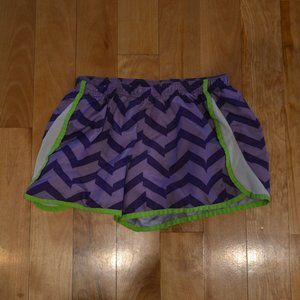 Champion Girls Size XL Purple Striped Shorts